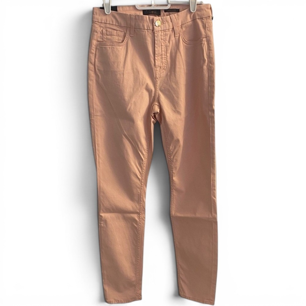 Jen7 Pants Womens 4 Peach Ankle Skinny 7 For All Mankind Mid Rise Stretch Denim